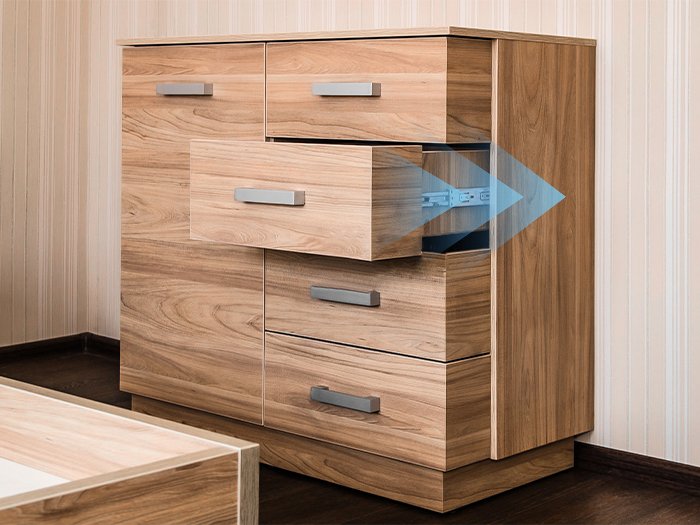 1.51 push to open drawer slides,push to open drawer