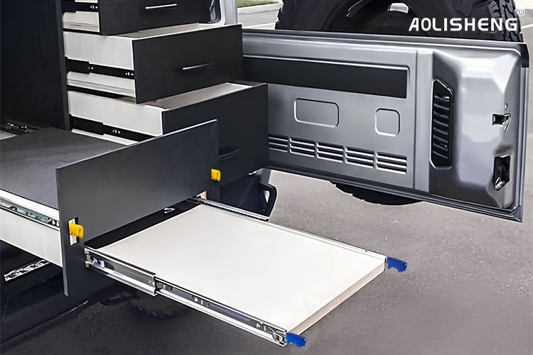 heavy duty locking drawer slides