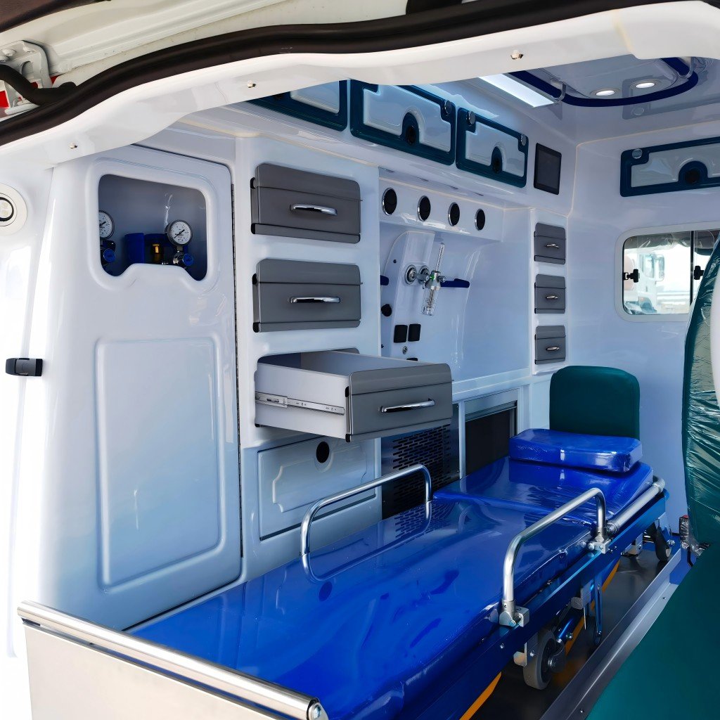 ambulance design ambulance design,automotive first aid kit,ambulance stretcher,lock a wheeled stretcher to prevent movement in the ambulance,medical cabinet,medical cabinets